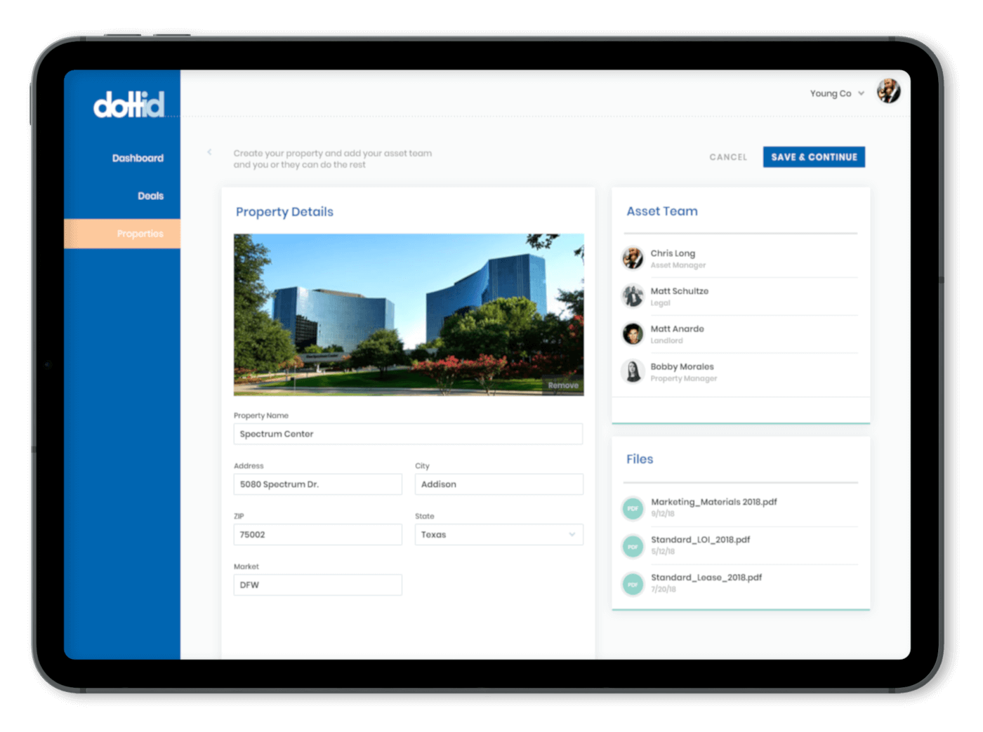 Dottid App for Commercial Real Estate by Dallas Mobile Developers at 7T Dottid App for Commercial Real Estate by Dallas Mobile Developers at 7T