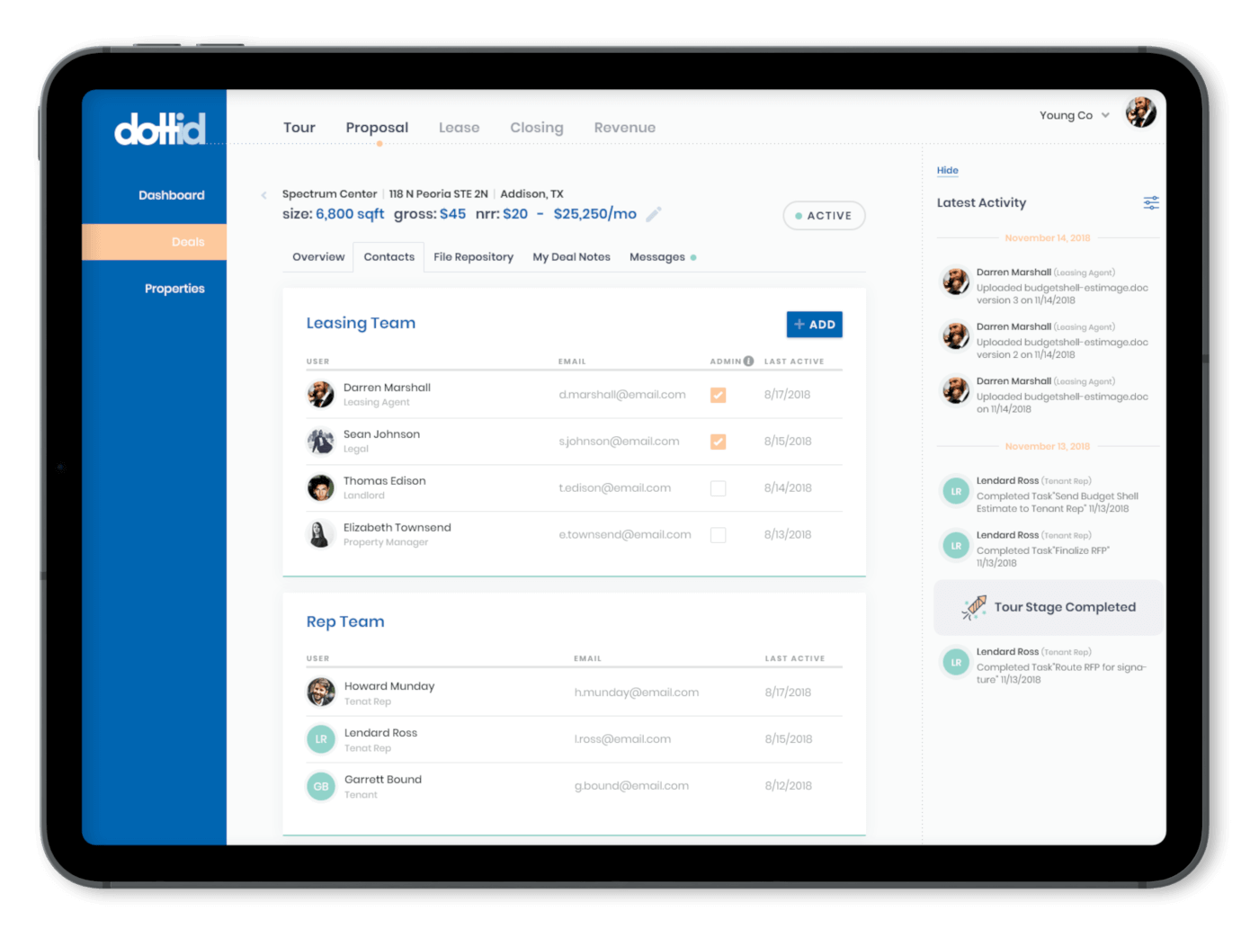 Dottid App for Commercial Real Estate by Dallas Mobile Developers at 7T Dottid App for Commercial Real Estate by Dallas Mobile Developers at 7T