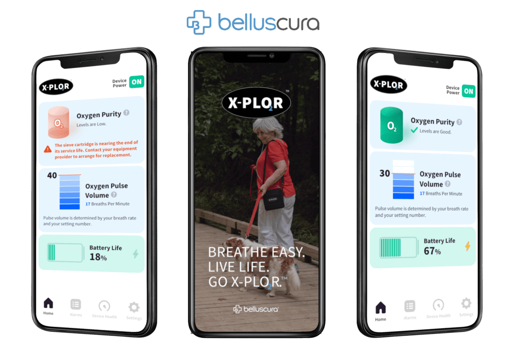 Belluscura Oxygen Concentrator Mobile App by 7T Digital Transformation as a Service