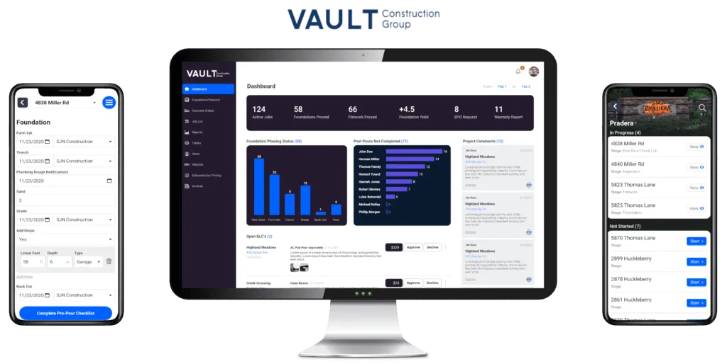 Vault Forms Up Mobile App for Cement Contractors