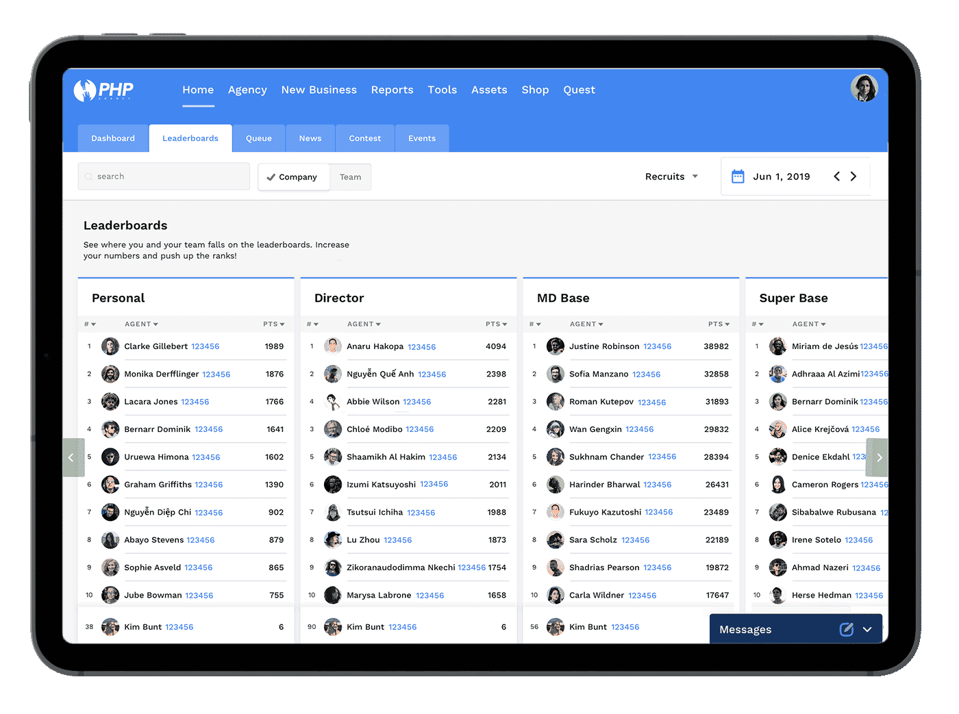 PHP Agency ERP and CRM Platform by 7T Digital Transformation as a Service