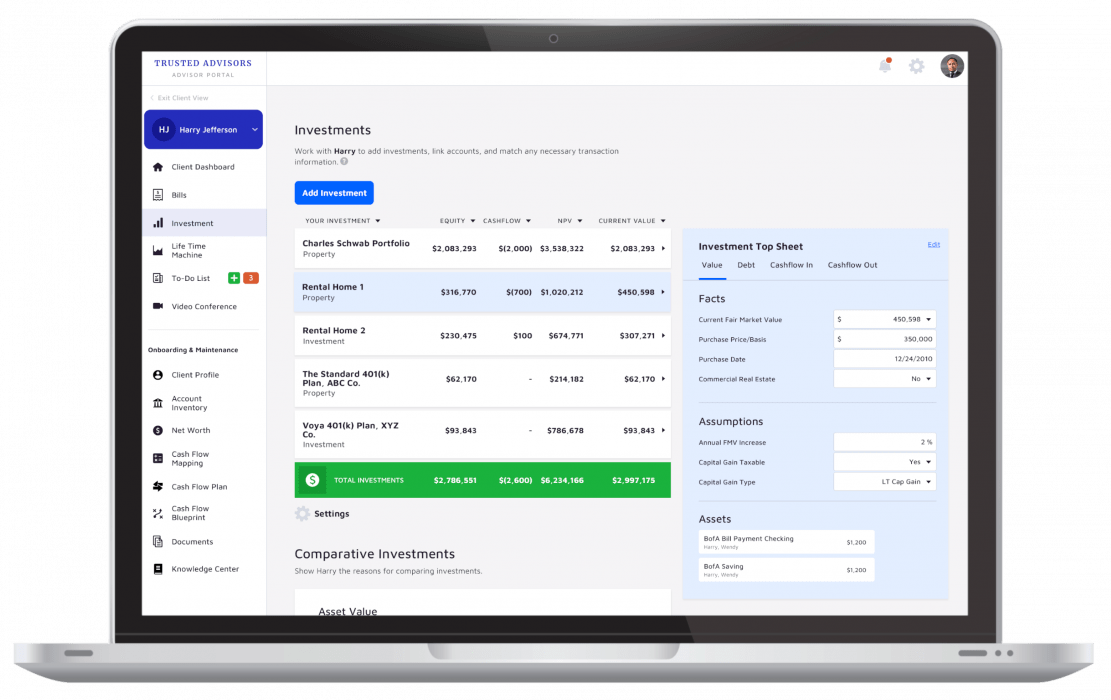 Life Style Plan Financial Planning and Wealth Management Software Platform by 7T Digital Transformation as a Service