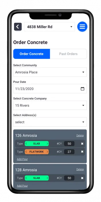 Vault Concrete Contractors Mobile App by 7T Digital Transformation as a Service