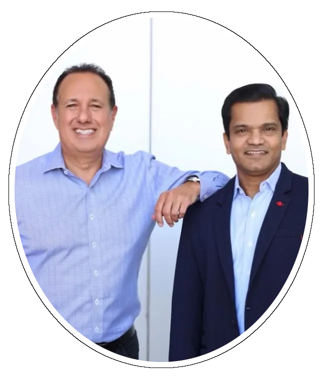 Shane Long, President and COO, and Kishore Khandavalli, CEO and Founder of 7T