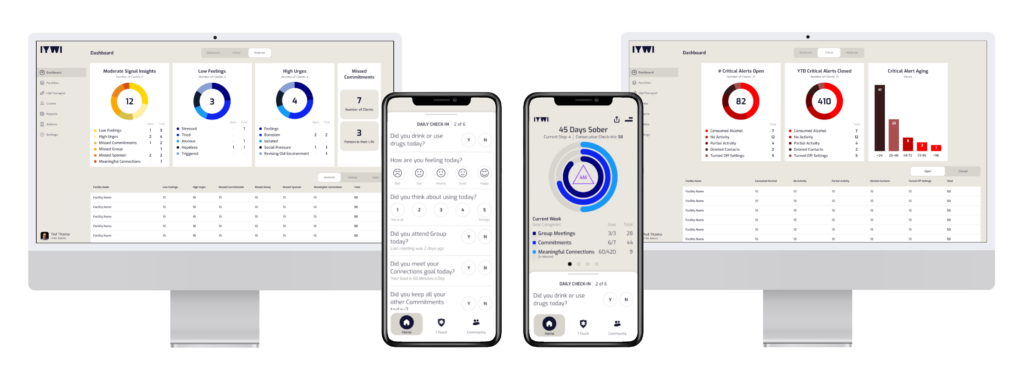 IYWI Addiction Recovery Mobile App Development Project