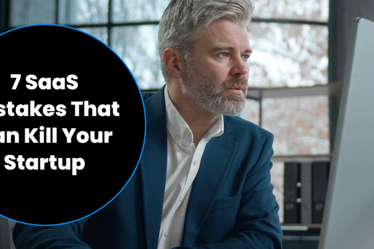A professional on a computer with an inquisitive look, representing SaaS mistakes leading to a confusing product.
